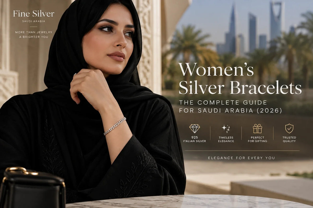 Women's 925 Italian sterling silver bracelets in Saudi Arabia — Fine Silver 2026 complete guide
