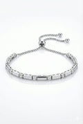 Silver Tone Adjustable Bolo Bracelet