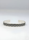 Intricate 22.12g 925 Italian Silver Celtic Interlace Adjustable Cuff Bracelet
