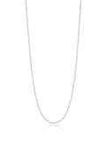 Classic 925 Italian Silver Ball Chain Necklace