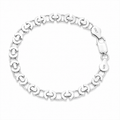 Le Charme Byzantine Bracelet - 925 Italian Silver C-Link Chain