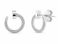 Lumina Arc Pave Earrings