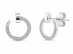Lumina Arc Pave Earrings