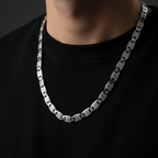 Le Marin Ancré Necklace lifestyle — worn on man in black shirt