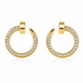 Radiant Gilded Nail Pavé Studs