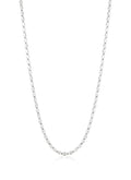 925 Italian Silver Flat Mariner Chain Necklace