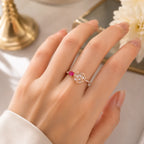 Rose Camélia Ring