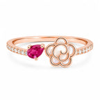 Rose Camélia Ring