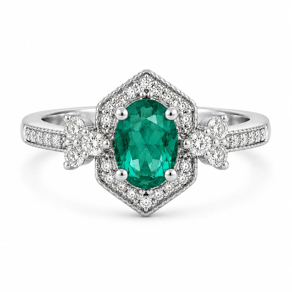 Émeraude Vintage Ring