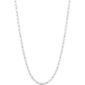 925 Italian Silver Flat Mariner Chain Necklace